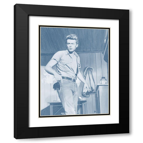 James Dean Dusk Poster Black Modern Wood Framed Art Print with Double Matting by Urban Road