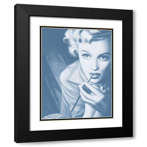 Marilyn Dusk Poster Black Modern Wood Framed Art Print with Double Matting by Urban Road