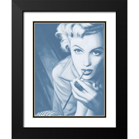 Marilyn Dusk Poster Black Modern Wood Framed Art Print with Double Matting by Urban Road