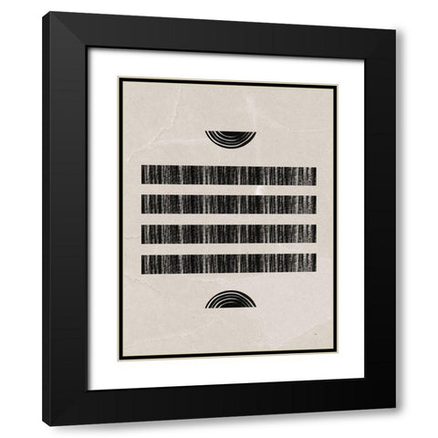 Moshi Black Modern Wood Framed Art Print with Double Matting by Urban Road