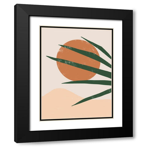 Sun Baked Poster Black Modern Wood Framed Art Print with Double Matting by Urban Road