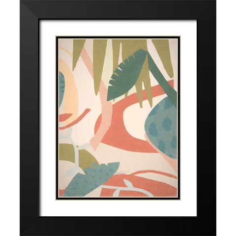 Tropical Oasis I Poster Black Modern Wood Framed Art Print with Double Matting by Urban Road