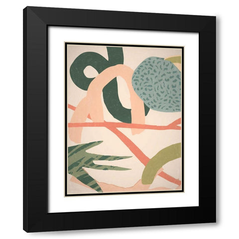 Tropical Oasis II Poster Black Modern Wood Framed Art Print with Double Matting by Urban Road