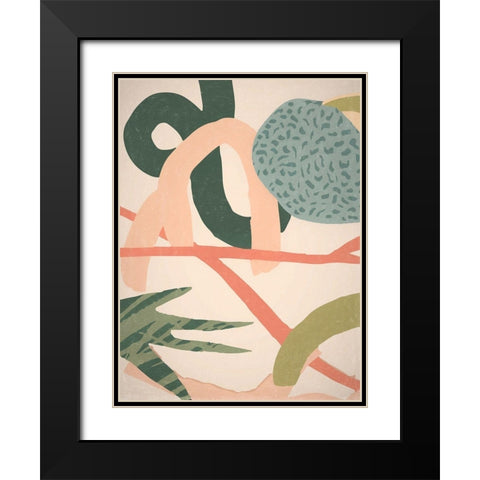 Tropical Oasis II Poster Black Modern Wood Framed Art Print with Double Matting by Urban Road