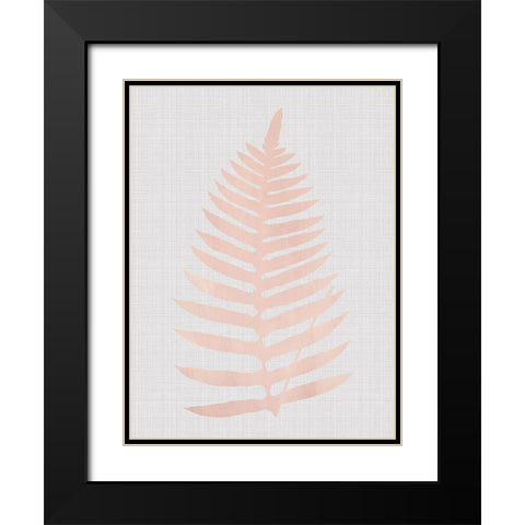 Beech Blush Poster Black Modern Wood Framed Art Print with Double Matting by Urban Road