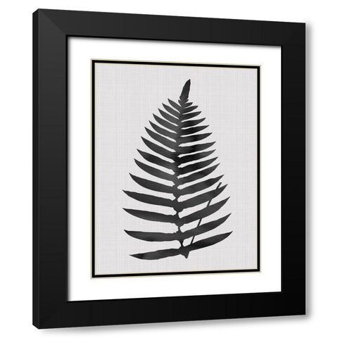 Beech Black Poster Black Modern Wood Framed Art Print with Double Matting by Urban Road