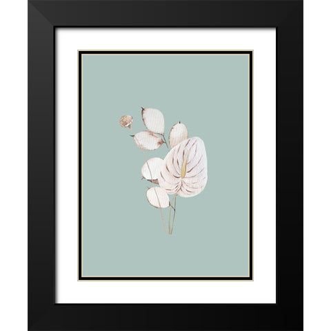 Mint Anthurium I Poster Black Modern Wood Framed Art Print with Double Matting by Urban Road