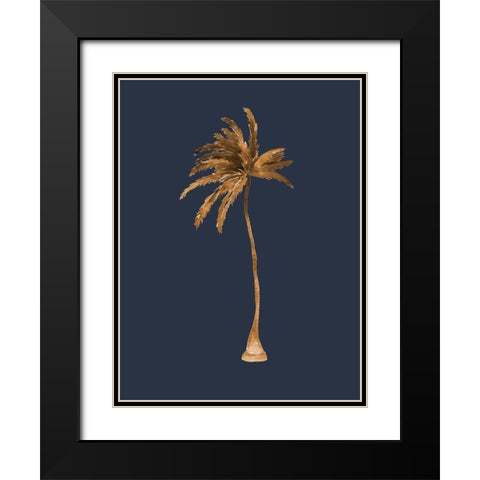 Golden Palm IIII  Black Modern Wood Framed Art Print with Double Matting by Urban Road