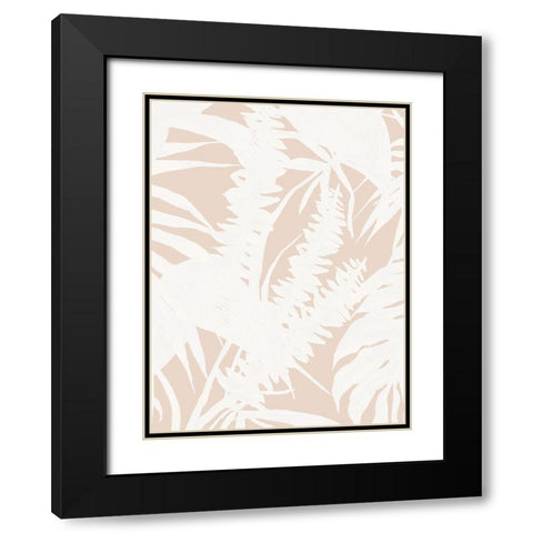 Neutral Palms II Poster Black Modern Wood Framed Art Print with Double Matting by Urban Road