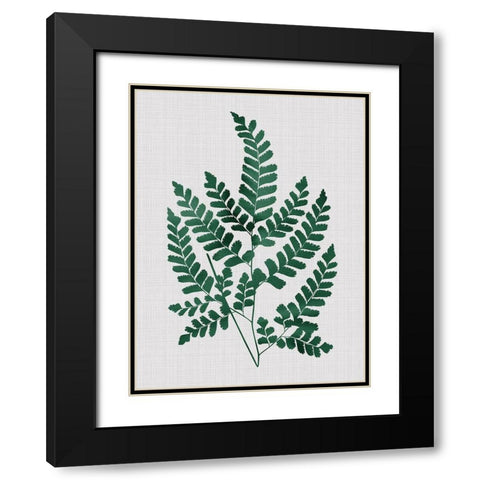 Chestnut Green Poster Black Modern Wood Framed Art Print with Double Matting by Urban Road