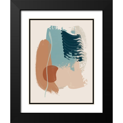Peaceful Perspective Poster Black Modern Wood Framed Art Print with Double Matting by Urban Road