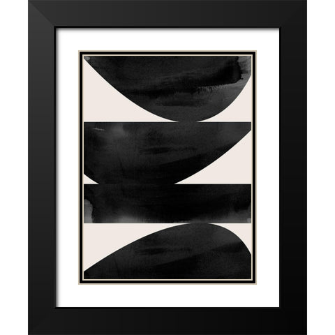 Totem I  Black Modern Wood Framed Art Print with Double Matting by Urban Road