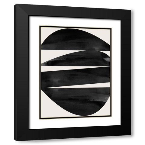 Totem II  Black Modern Wood Framed Art Print with Double Matting by Urban Road