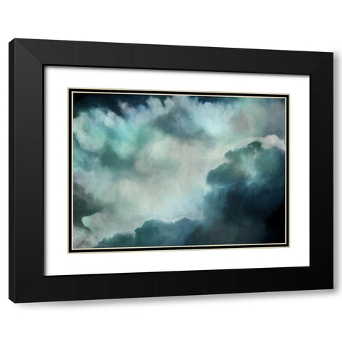 Transcend - Charged Black Modern Wood Framed Art Print with Double Matting by Urban Road