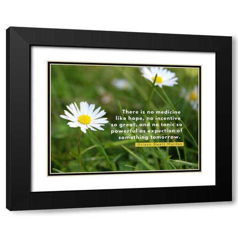 Orison Swett Marden Quote: Expectation Black Modern Wood Framed Art Print with Double Matting by ArtsyQuotes