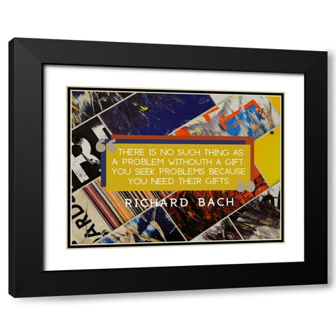 Richard Bach Quote: Gifts Black Modern Wood Framed Art Print with Double Matting by ArtsyQuotes