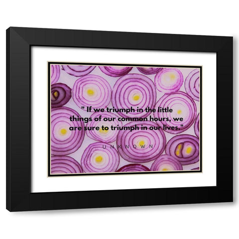 Artsy Quotes Quote: Common Hours Black Modern Wood Framed Art Print with Double Matting by ArtsyQuotes