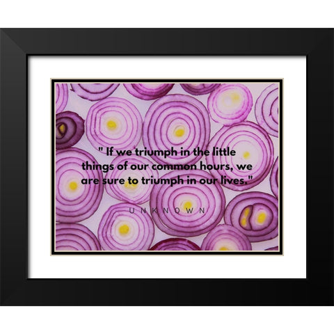 Artsy Quotes Quote: Common Hours Black Modern Wood Framed Art Print with Double Matting by ArtsyQuotes