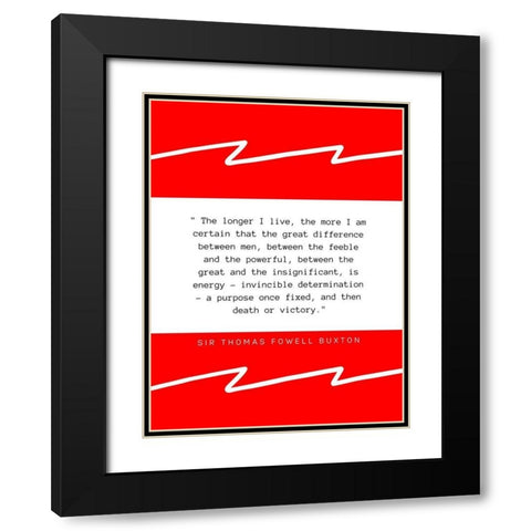 Sir Thomas Fowell Buxton Quote: Between Men Black Modern Wood Framed Art Print with Double Matting by ArtsyQuotes