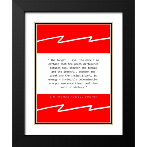 Sir Thomas Fowell Buxton Quote: Between Men Black Modern Wood Framed Art Print with Double Matting by ArtsyQuotes