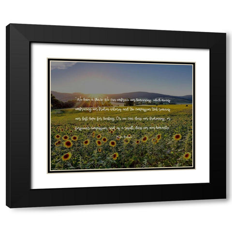 Bryan Stevenson Quote: We Have a Choice Black Modern Wood Framed Art Print with Double Matting by ArtsyQuotes