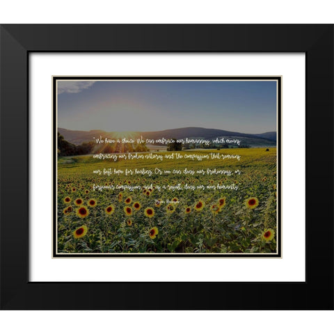 Bryan Stevenson Quote: We Have a Choice Black Modern Wood Framed Art Print with Double Matting by ArtsyQuotes