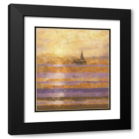 Sunset VIIII Black Modern Wood Framed Art Print with Double Matting by Wiley, Marta