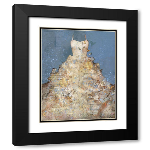 Butterfly Dress VI Black Modern Wood Framed Art Print with Double Matting by Wiley, Marta