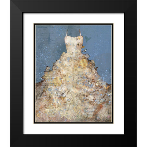 Butterfly Dress VI Black Modern Wood Framed Art Print with Double Matting by Wiley, Marta