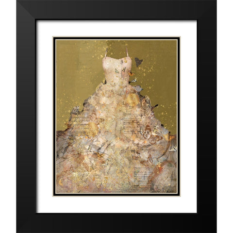 Butterfly Dress VIII Black Modern Wood Framed Art Print with Double Matting by Wiley, Marta