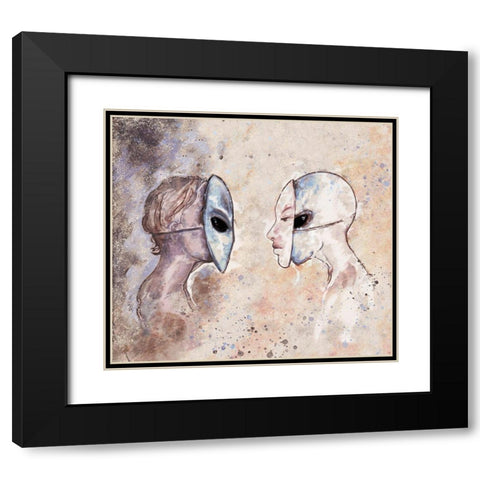 Hybrid IIII Black Modern Wood Framed Art Print with Double Matting by Wiley, Marta