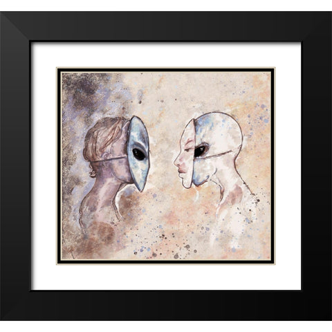 Hybrid IIII Black Modern Wood Framed Art Print with Double Matting by Wiley, Marta