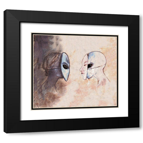 Hybrid VIII Black Modern Wood Framed Art Print with Double Matting by Wiley, Marta