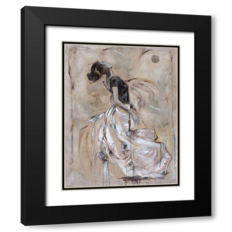 Living The Dream Black Modern Wood Framed Art Print with Double Matting by Wiley, Marta