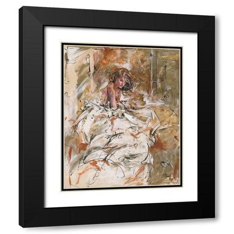 Dreams Black Modern Wood Framed Art Print with Double Matting by Wiley, Marta