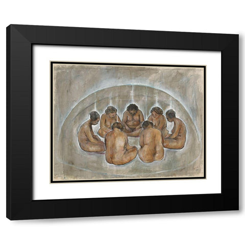 Dome Black Modern Wood Framed Art Print with Double Matting by Wiley, Marta