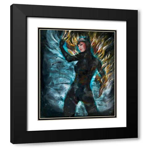 Sexy Villian II Black Modern Wood Framed Art Print with Double Matting by Wiley, Marta