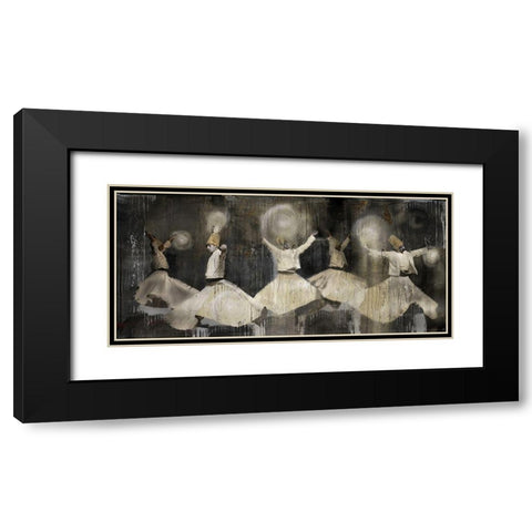 Sufi Dancer Men II Black Modern Wood Framed Art Print with Double Matting by Wiley, Marta