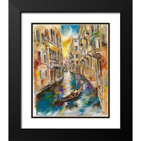 Italy II Black Modern Wood Framed Art Print with Double Matting by Wiley, Marta