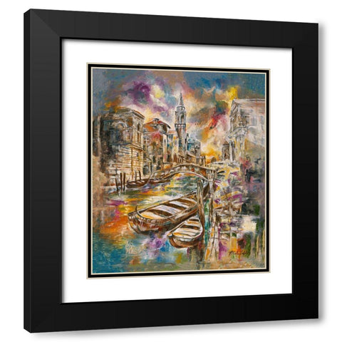 Italy, colorful Black Modern Wood Framed Art Print with Double Matting by Wiley, Marta