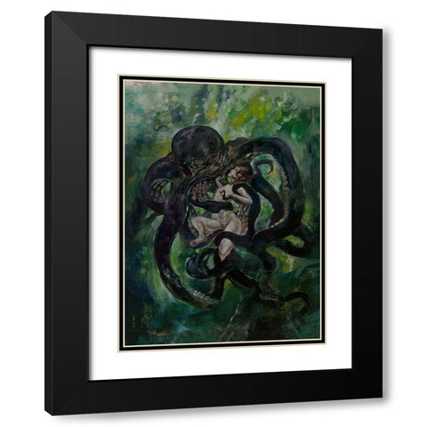 Subconscious  Black Modern Wood Framed Art Print with Double Matting by Wiley, Marta