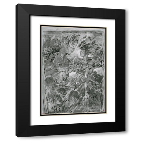 Dancer VI- BandW Black Modern Wood Framed Art Print with Double Matting by Wiley, Marta