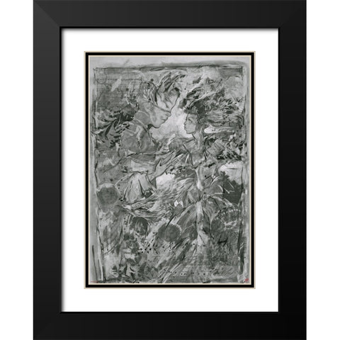 Dancer VI- BandW Black Modern Wood Framed Art Print with Double Matting by Wiley, Marta