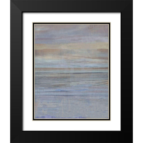 Dawn Black Modern Wood Framed Art Print with Double Matting by Wiley, Marta