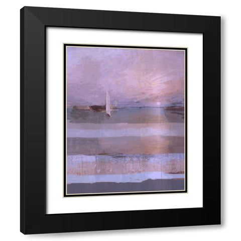Classical Sail Sand Black Modern Wood Framed Art Print with Double Matting by Wiley, Marta