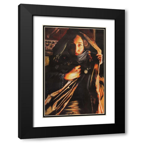 Wiley Sisters- Marta Wiley Black Modern Wood Framed Art Print with Double Matting by Wiley, Marta