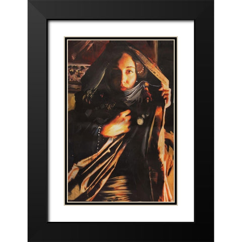 Wiley Sisters- Marta Wiley Black Modern Wood Framed Art Print with Double Matting by Wiley, Marta
