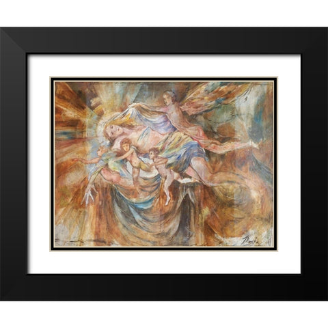 Renaissance Pop Black Modern Wood Framed Art Print with Double Matting by Wiley, Marta