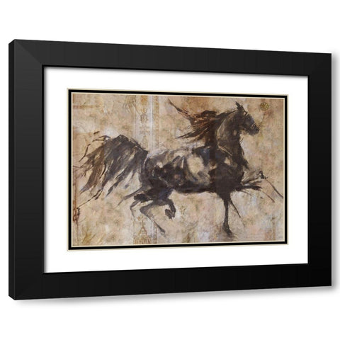 Chinese Lepa Zena I Black Modern Wood Framed Art Print with Double Matting by Wiley, Marta