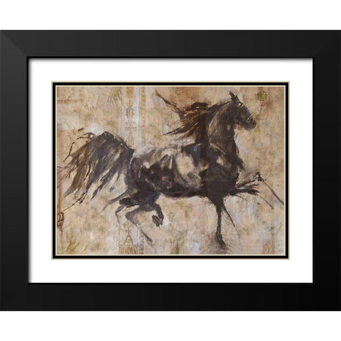 Chinese Lepa Zena I Black Modern Wood Framed Art Print with Double Matting by Wiley, Marta
